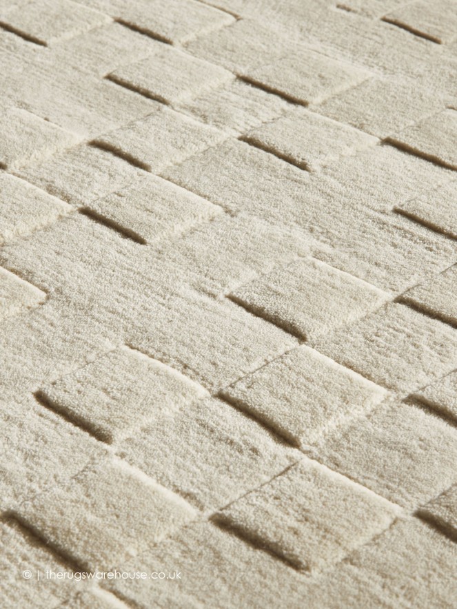 Priory Squares Ivory Rug - 10