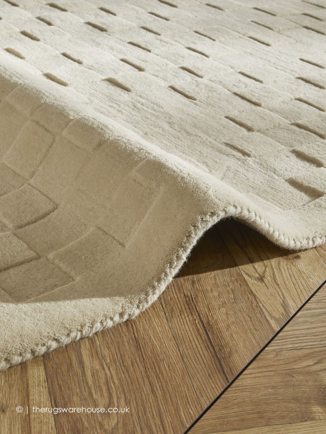 Priory Squares Ivory Rug - 8