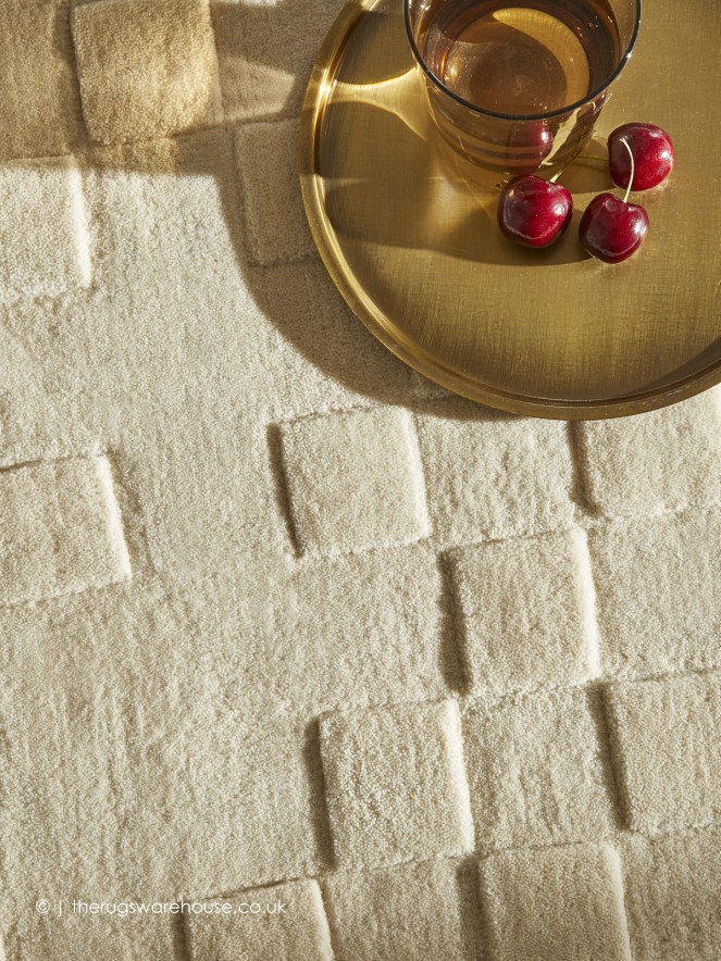 Priory Squares Ivory Rug - 6