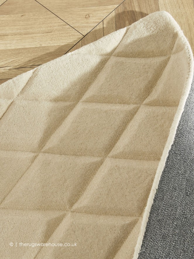 Priory Diamonds Ivory Rug - 9