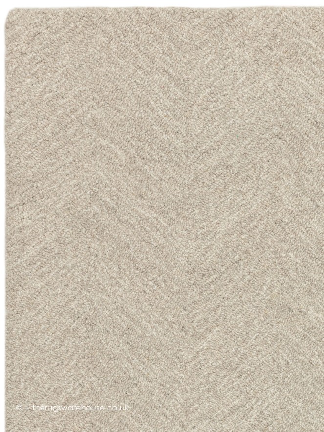 Theodore Chevron Sand Rug - 7