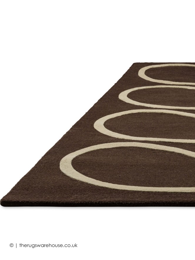 Giant Linear Stem Walnut Rug - 6