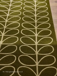 Linear Stem Green Rug - Thumbnail - 4