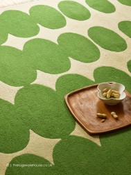 Optical Oval Green Rug - Thumbnail - 3