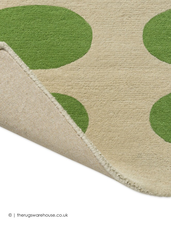 Optical Oval Green Rug - 5
