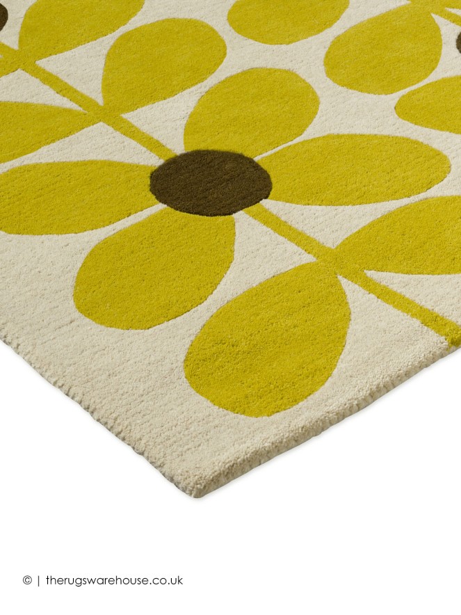 Sixties Stem Yellow Rug - 4