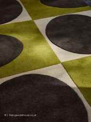 Spot Square Green Rug - Thumbnail - 3