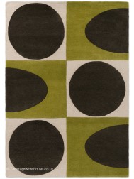 Spot Square Green Rug - Thumbnail - 7
