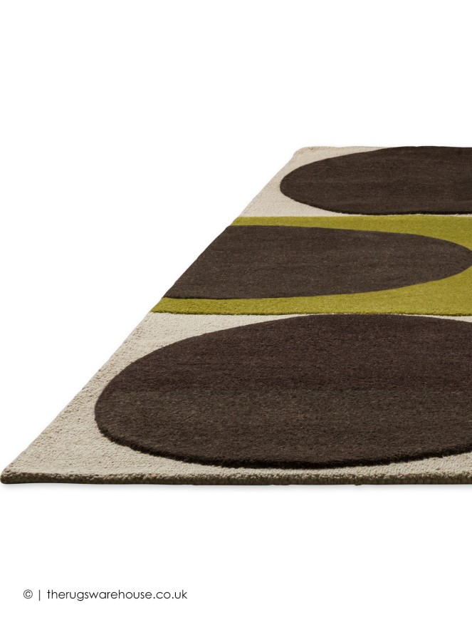 Spot Square Green Rug - 6