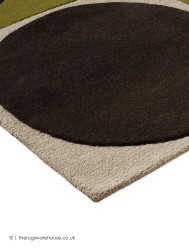 Spot Square Green Rug - Thumbnail - 4