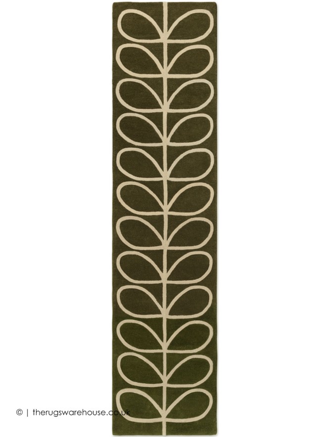 Linear Stem Green Runner - 7