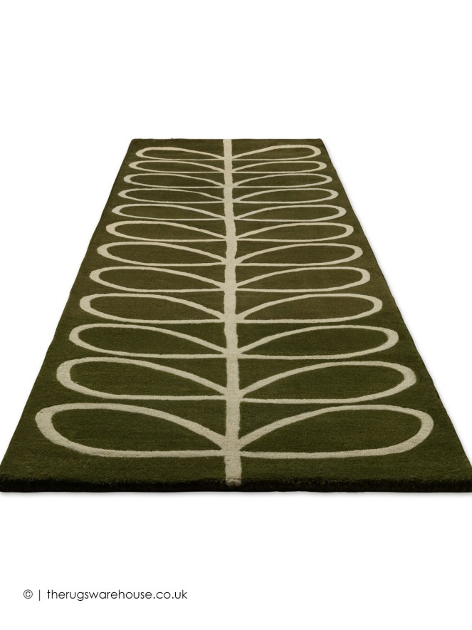 Linear Stem Green Runner - 6