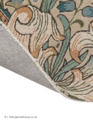 Golden Lilly Green Rug - Thumbnail - 7