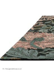 Honeysuckle Tulip Teal Rug - Thumbnail - 9