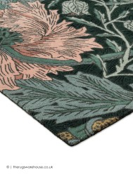 Honeysuckle Tulip Teal Rug - Thumbnail - 7