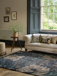 Honeysuckle Tulip Woad Rug - Thumbnail - 2