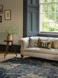 Honeysuckle Tulip Woad Rug - Thumbnail - 3