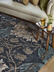 Honeysuckle Tulip Woad Rug - Thumbnail - 4