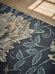 Honeysuckle Tulip Woad Rug - Thumbnail - 5