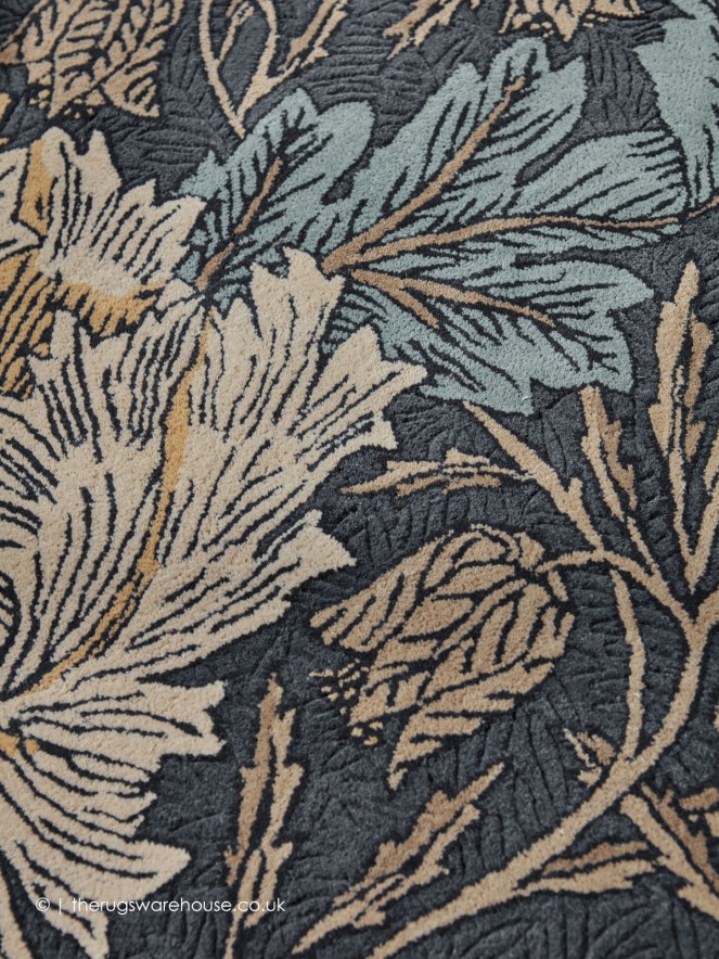 Honeysuckle Tulip Woad Rug - 6
