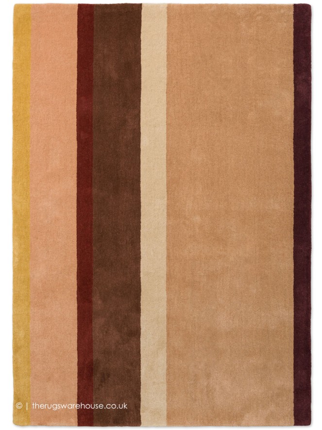 Linear Ruby Rug - 7