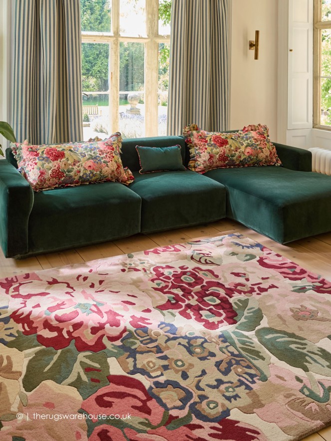 Peony Red Rug - 2