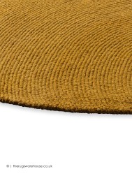 Decor Echo Ochre Circle Rug - Thumbnail - 4