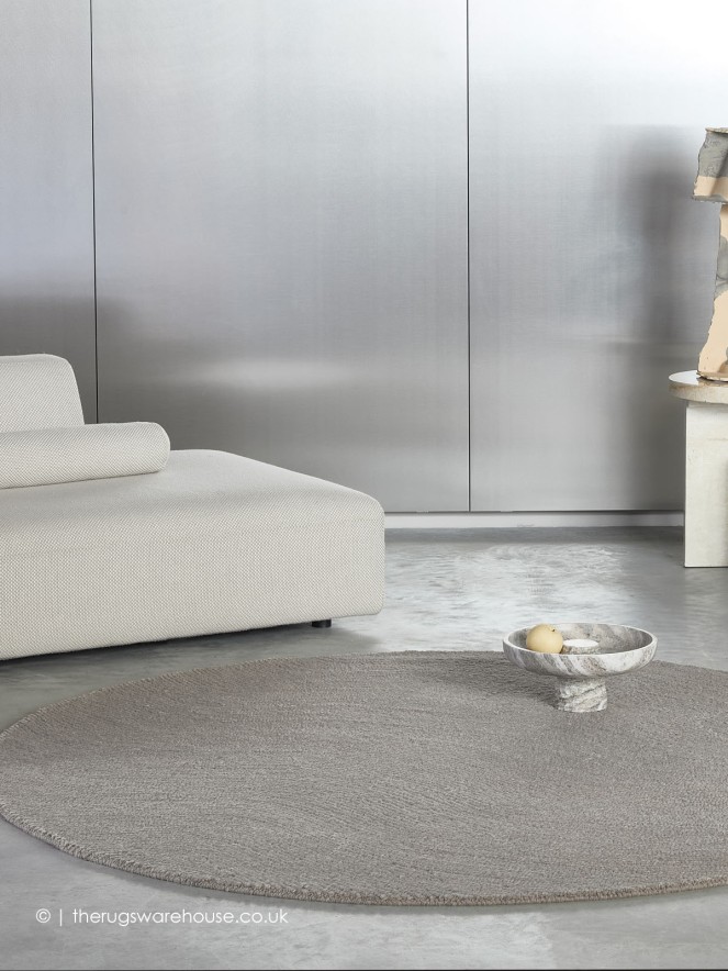 Decor Echo Pebble Circle Rug - 2