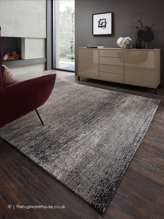 Rib-i-Pur Grey Rug - 2