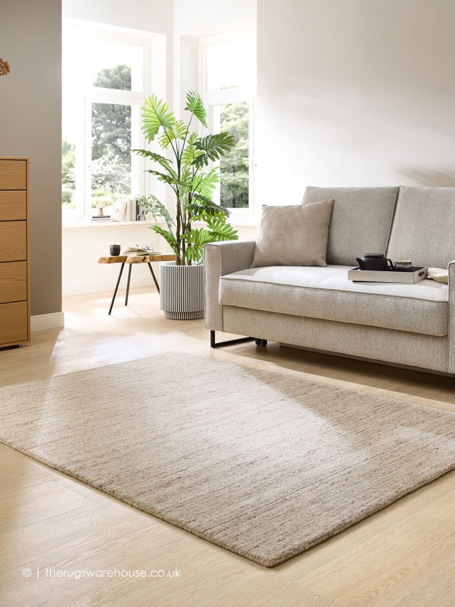 Pureni Natural Beige Rug - 2