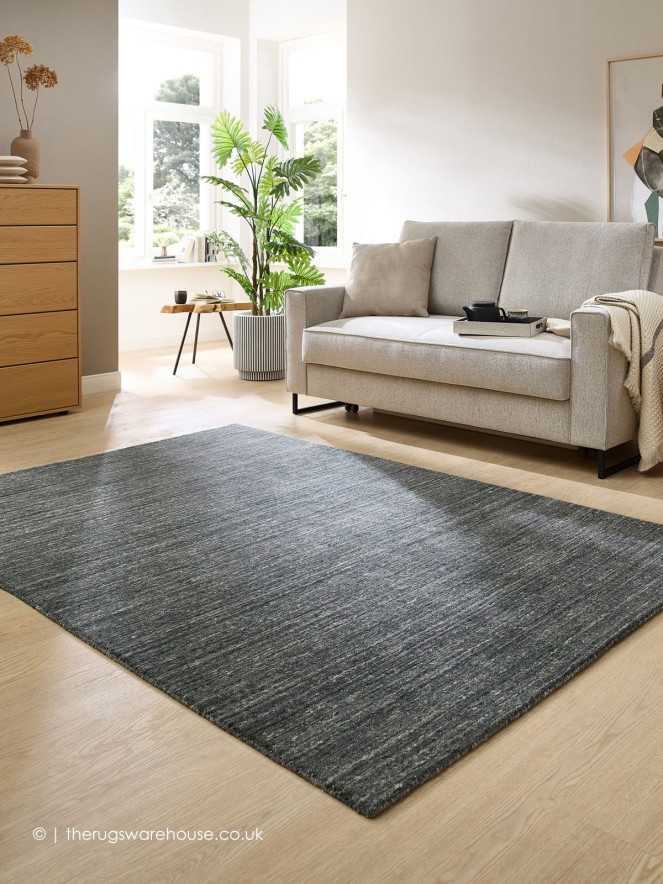 Pureni Charcoal Rug - 2