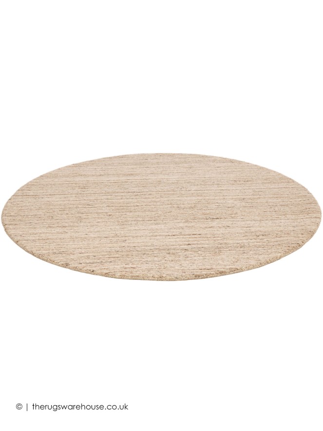 Pureni Natural Beige Circle Rug - 7