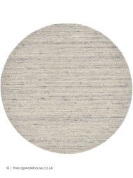 Pureni Natural Grey Circle Rug - Thumbnail - 2