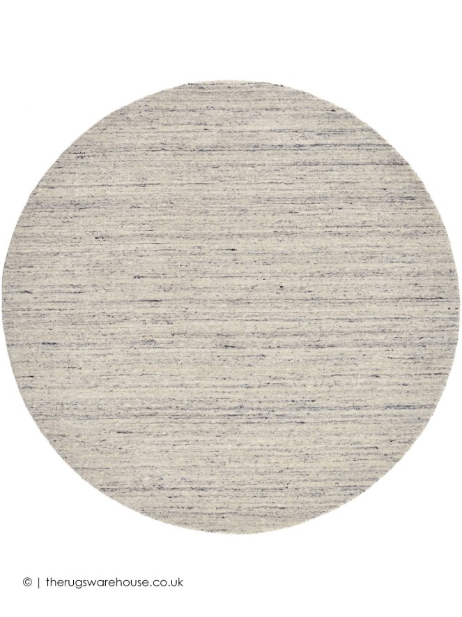 Pureni Natural Grey Circle Rug - 2
