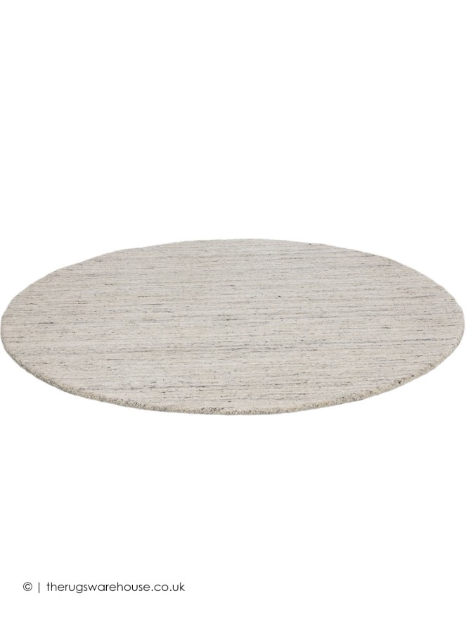 Pureni Natural Grey Circle Rug - 7