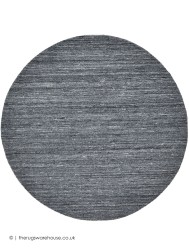 Pureni Charcoal Circle Rug - Thumbnail - 2