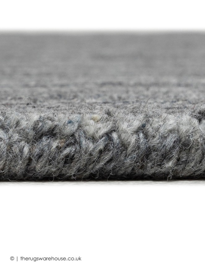 Pureni Charcoal Circle Rug - 3