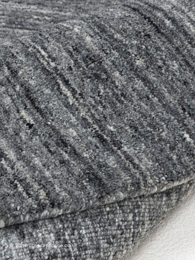 Pureni Charcoal Circle Rug - 4