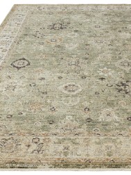 Heriz Ornate Green Rug - Thumbnail - 8