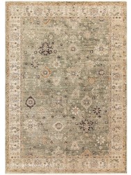 Heriz Ornate Green Rug - Thumbnail - 9