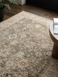 Heriz Ornate Green Rug - Thumbnail - 3