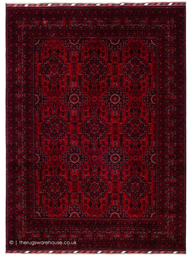 Fine Afghan Belgic 15970 Rug - 2