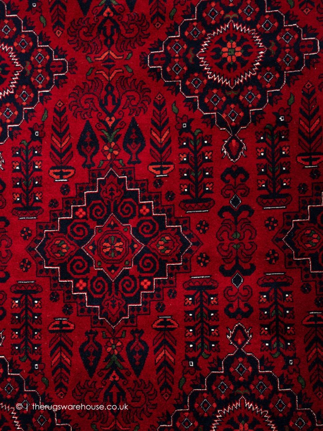 Fine Afghan Belgic 15970 Rug - 6