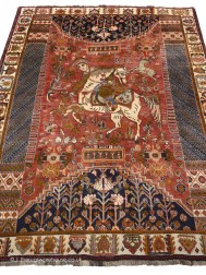 Hunting Scene Rug - Thumbnail - 8