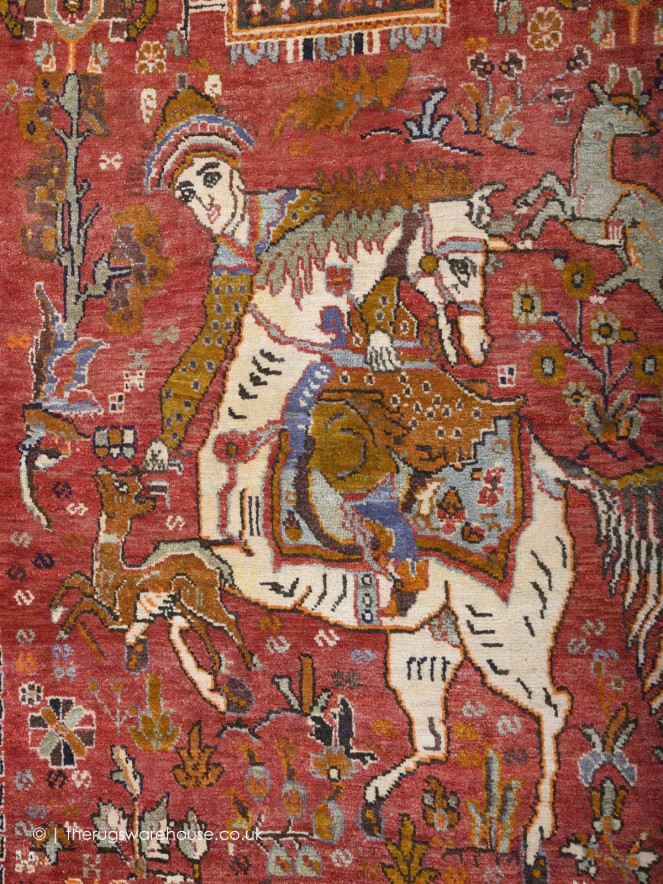 Hunting Scene Rug - 5