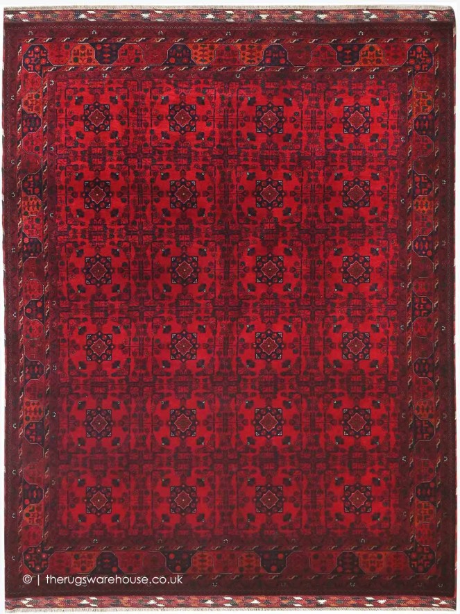 Fine Afghan Belgic 18869 Rug - 2