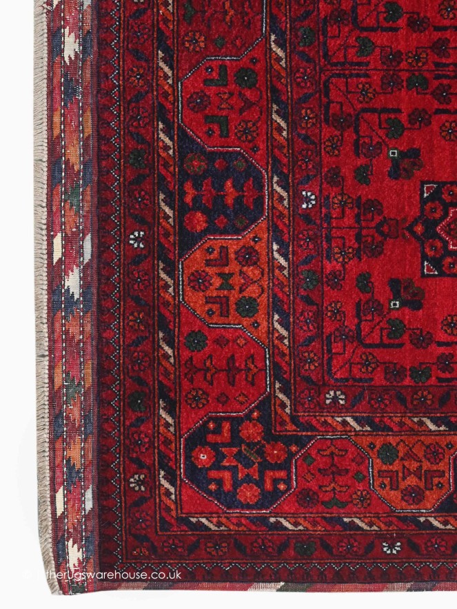 Fine Afghan Belgic 18869 Rug - 3