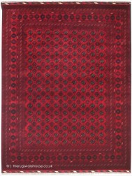 Fine Afghan Belgic 18872 Rug - Thumbnail - 2