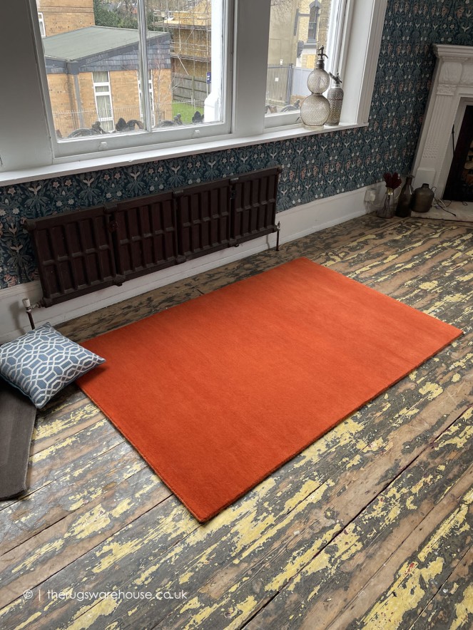 Everest Orange Rug - 5