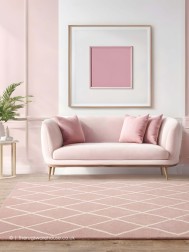 Albany Geo Pink Rug - Thumbnail - 2